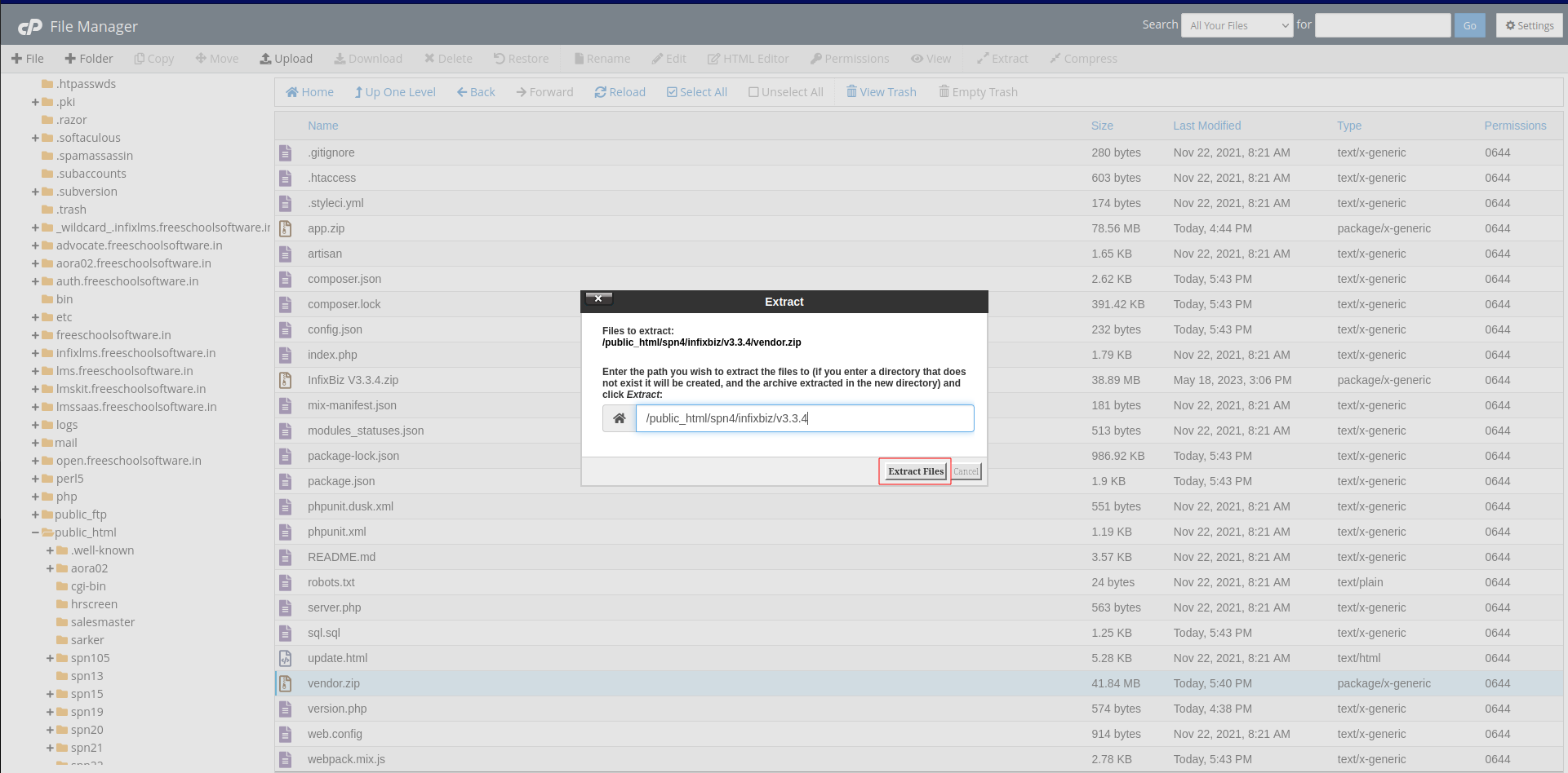 How To Manually Update To Infix Application | Aorasoft HelpDesk