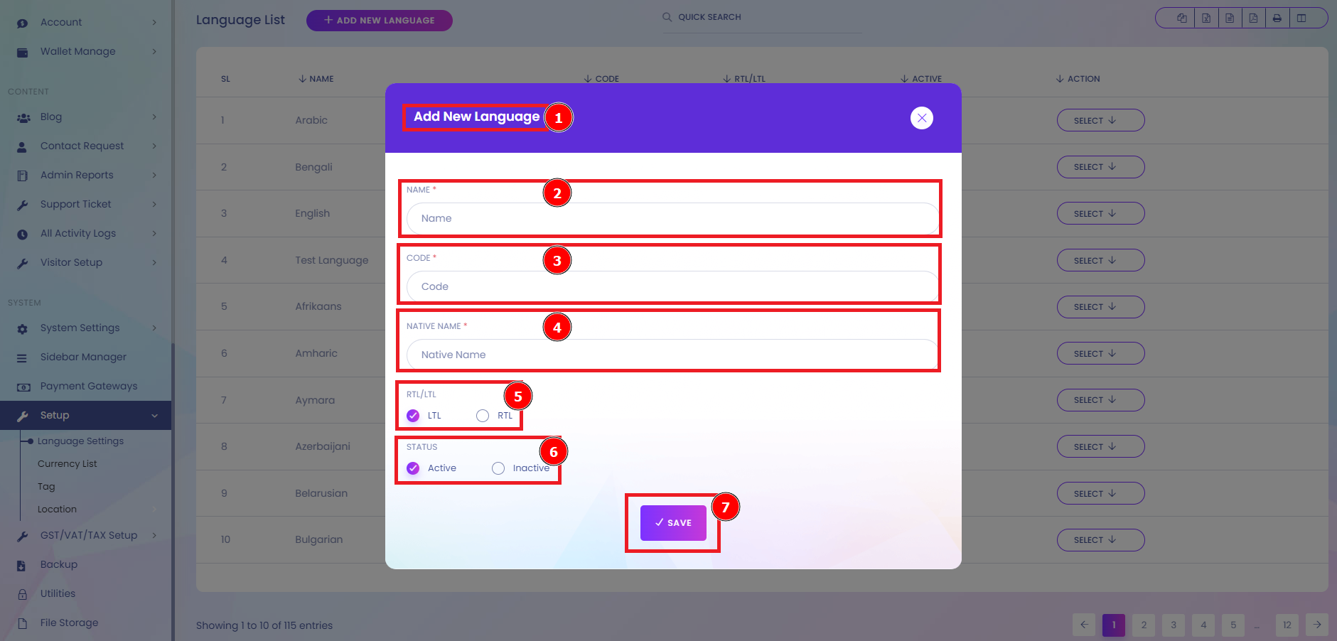 Add New Currency | Aorasoft HelpDesk