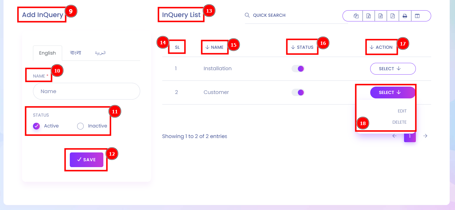 How To Add Contact Content | Aorasoft HelpDesk