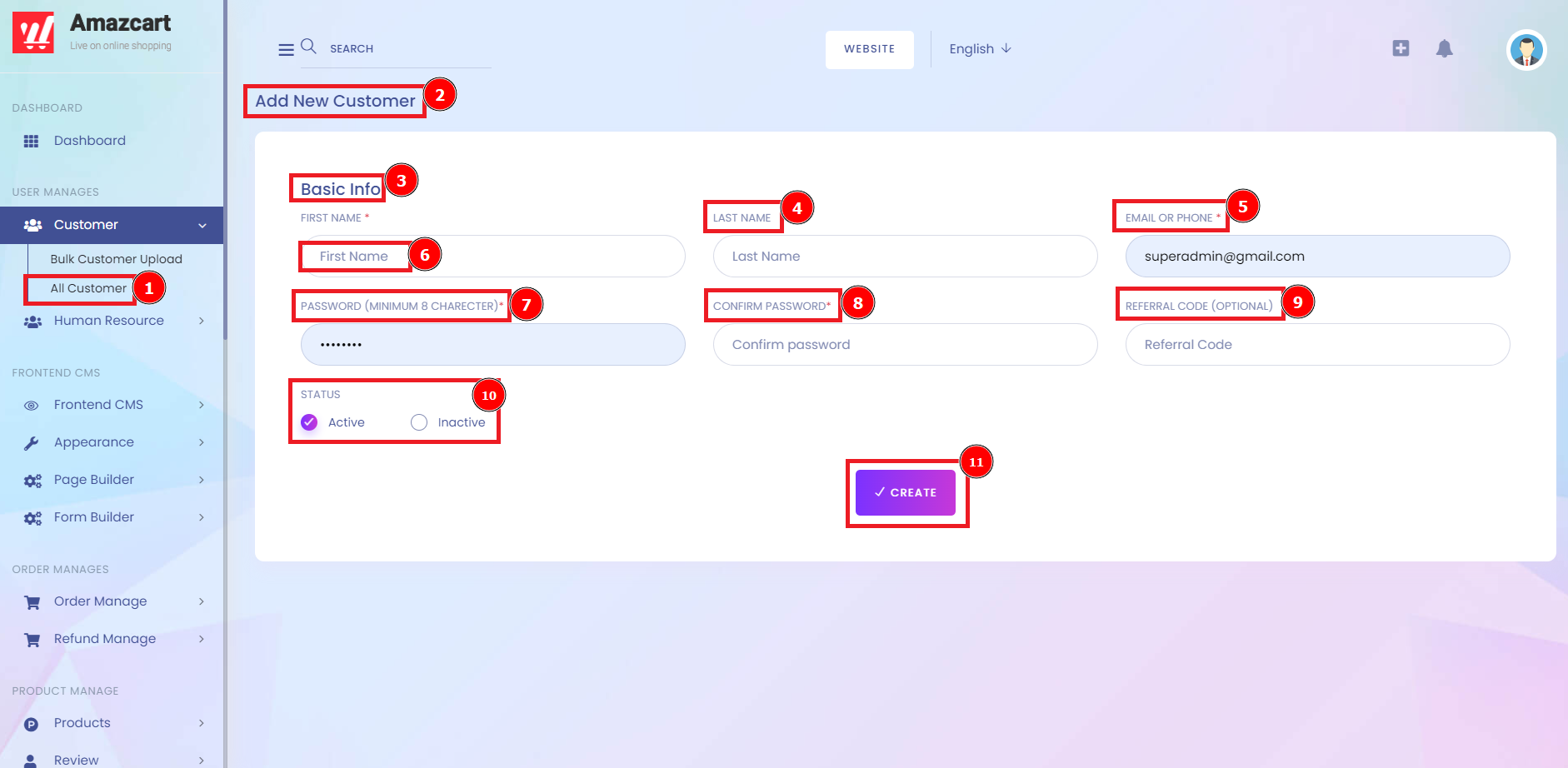 How To Bulk Customer Upload | Aorasoft HelpDesk