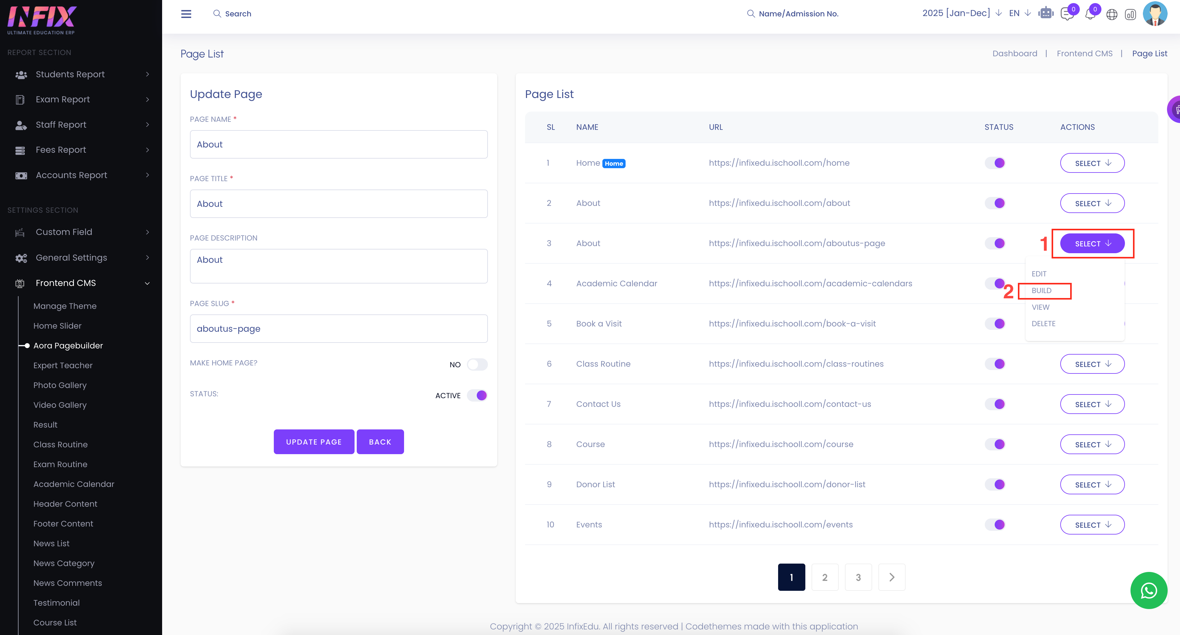 Front Settings | Aorasoft HelpDesk