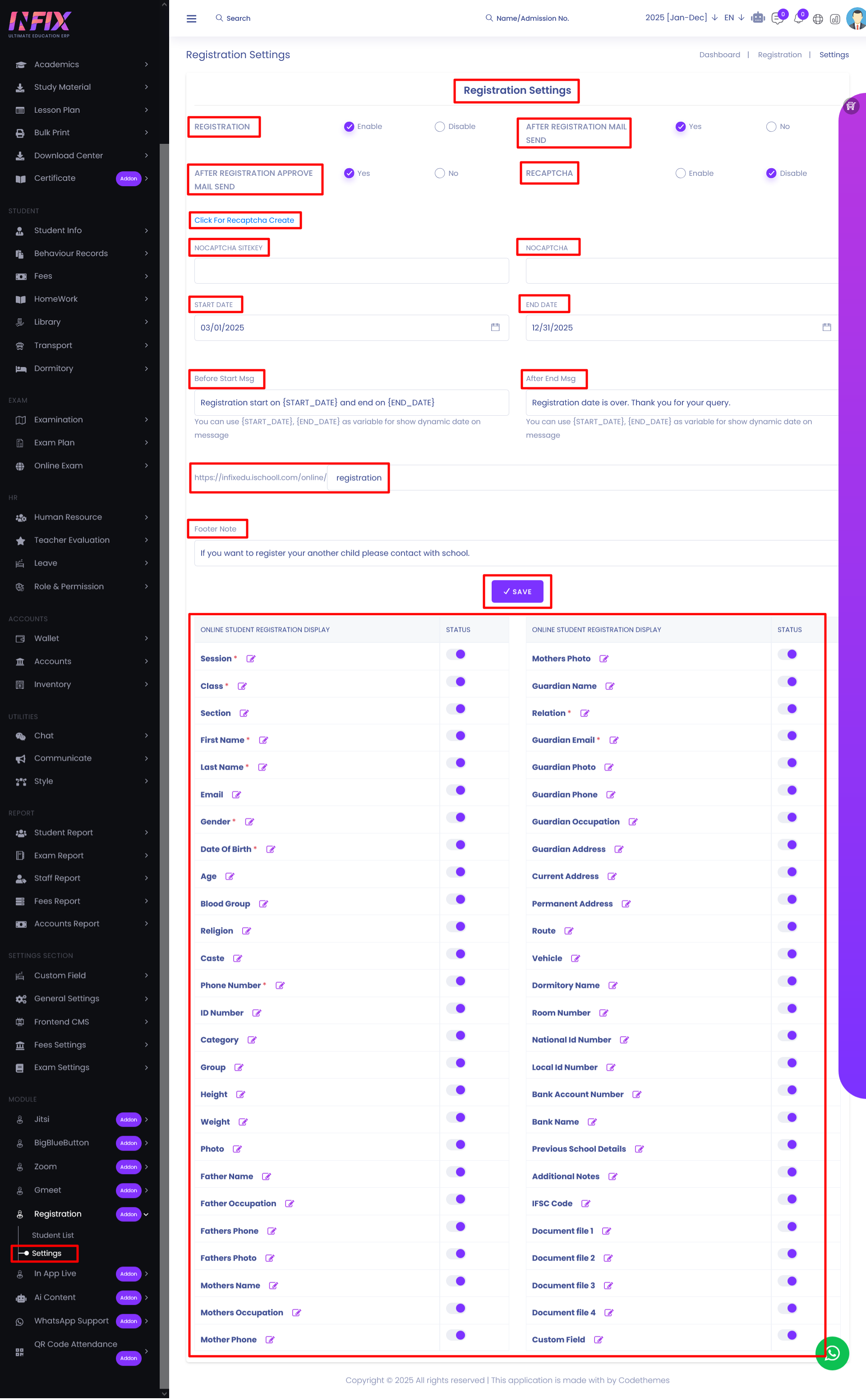 Settings | Aorasoft HelpDesk